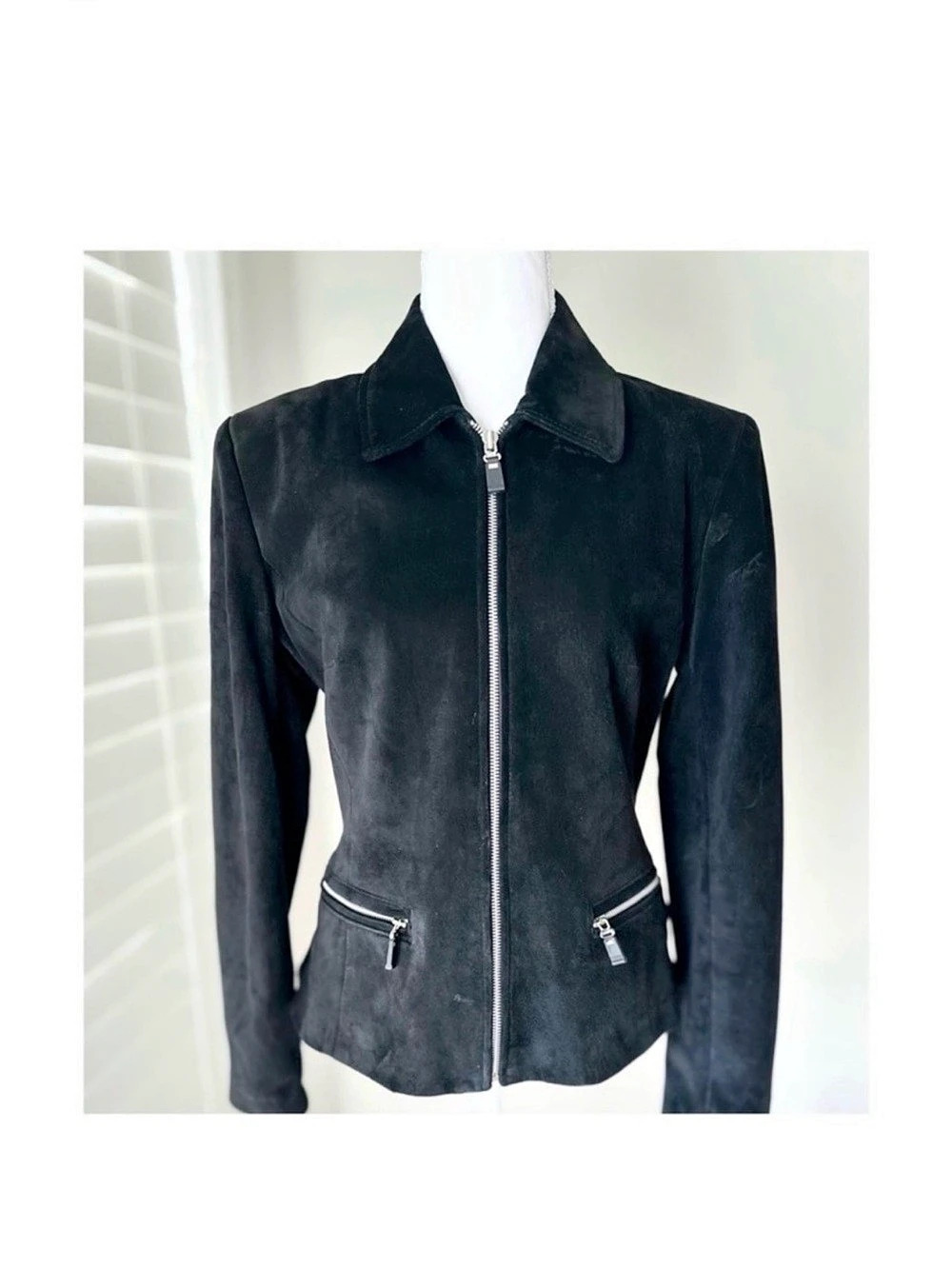 Danier Leather Black Jacket Like New